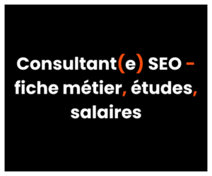 Consultant(e) SEO - fiche métier, études, salaires