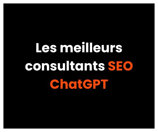 Les meilleurs consultants SEO ChatGPT